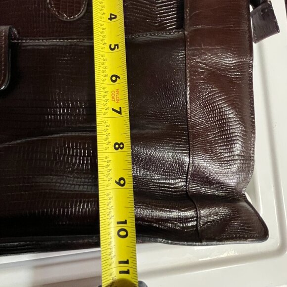 Bugatti Genuine Leather Bag Brown Vintage - Picture 9 of 16